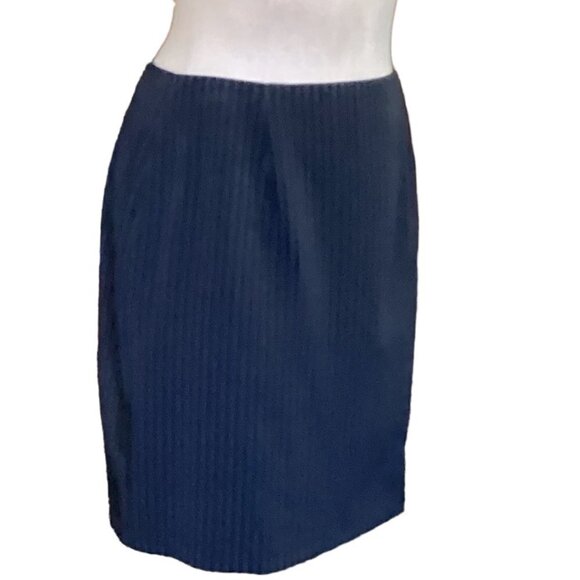Suit Us Pinstripe Pencil Skirt Sz 9/10 Career Business #143G - Picture 3 of 8